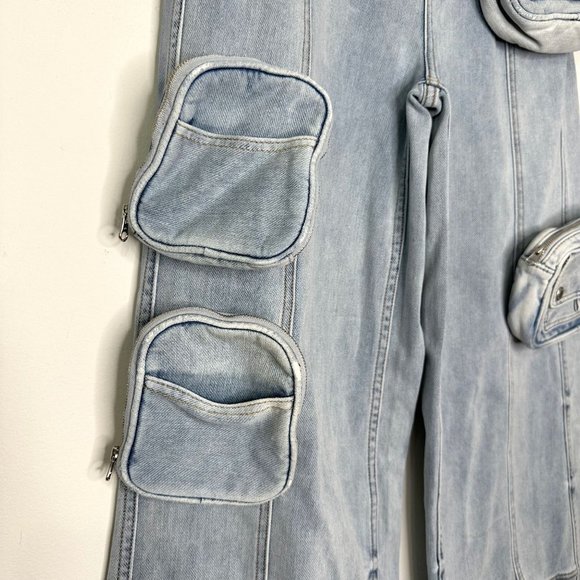NWT SER.O.YA Stephy Cargo Pants in Coastline‎ Sz 24 - Picture 7 of 12